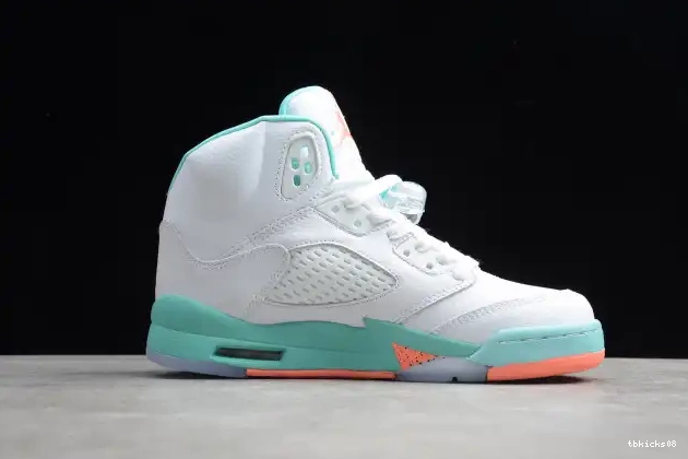 Cheap TBkick Jordan Light 5 Aqua Air GS 440892-100 0530
